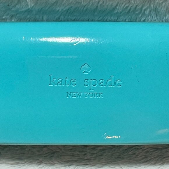 KATE SPADE BUNDLE OF 2 SUNGLASS EYEGLASS HARD CASES PINK BLUE LINED - Picture 9 of 12